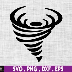 Tornado SVG, Twister SVG, Whirlwind SVG, Tornado Clipart, Tornado Files