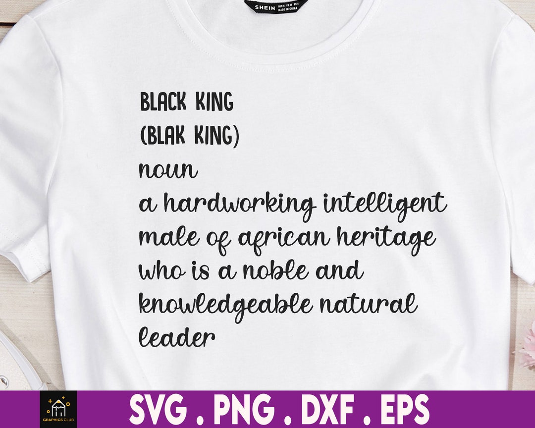 Black King Definition African Graduation Svg, Black Magic Svg, Black Men Civil Rights Svg, Black