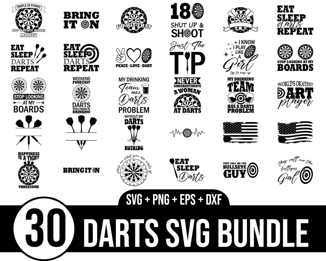 Darts SVG Bundle, Dart Board Svg, Dart Svg, Dart Shirt Svg, Dart Logo