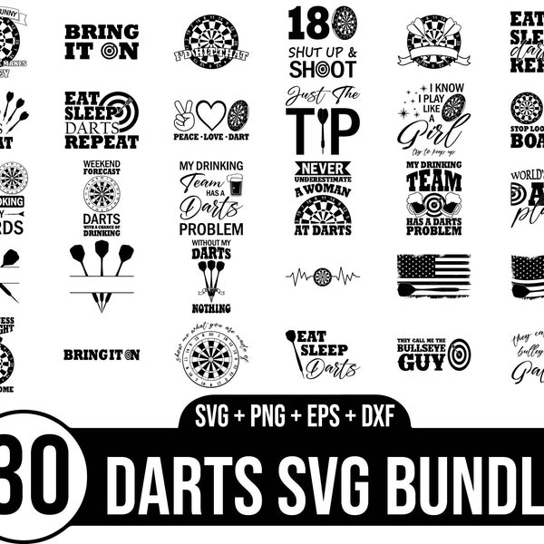 Darts SVG Bundle, Dart Board Svg, Dart Svg, Dart Shirt Svg, Dart Logo Svg, Dart Team Svg, Dart Team Shirt Svg, Darts Png, Bullseye Svg