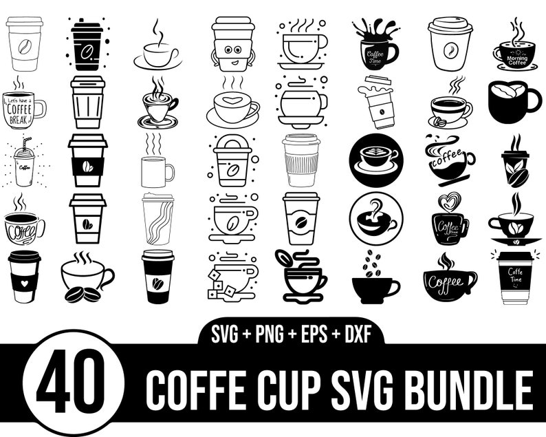 Coffee Svg Bundle Coffee Cup Svg Coffee Mug Svg Coffee Etsy Singapore