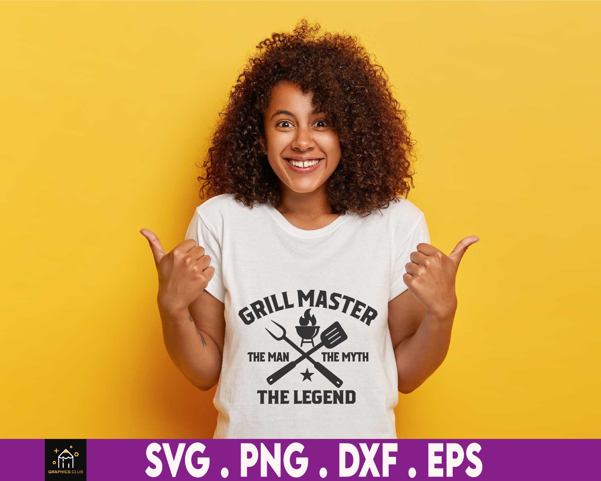 Grill Master the Man the Myth the Legend 4th of July Svg BBQ Etsy