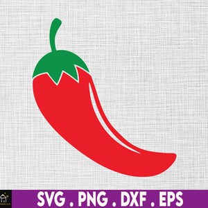 Chili Peppe svg, Red Pepper svg, Hot Red Pepper svg, Instant Digital Download files included!