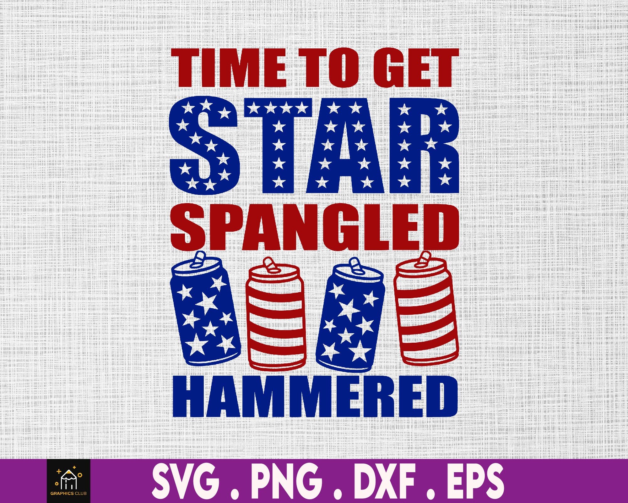 Getting Star Spangled Hammered SVG USA Flag Svg Independence Etsy