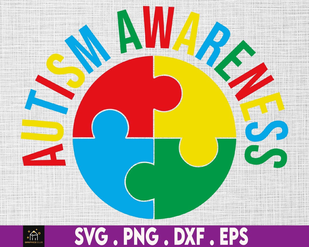 Autism Awareness Svg, Puzzle Piece Svg, Autism Support, 2nd April Svg