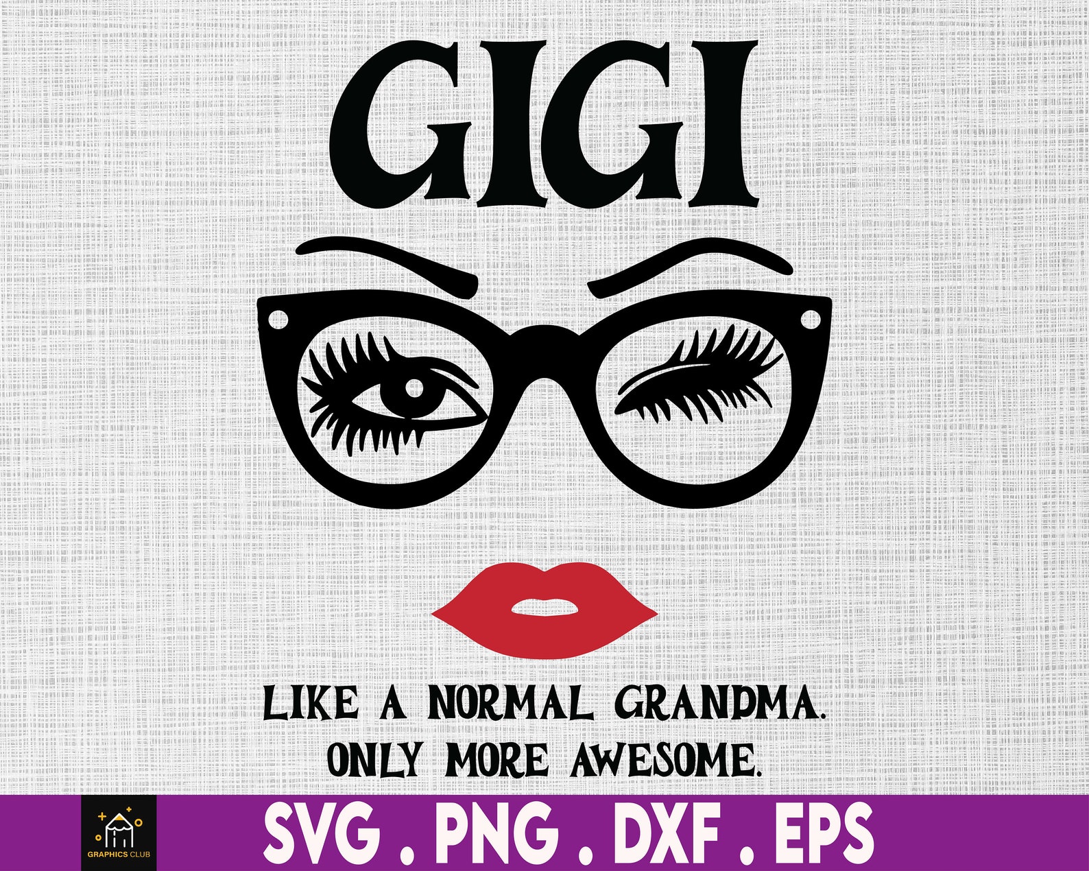 Gigi Like A Normal Grandma Svg Happy Mothers Day Svg Normal - Etsy