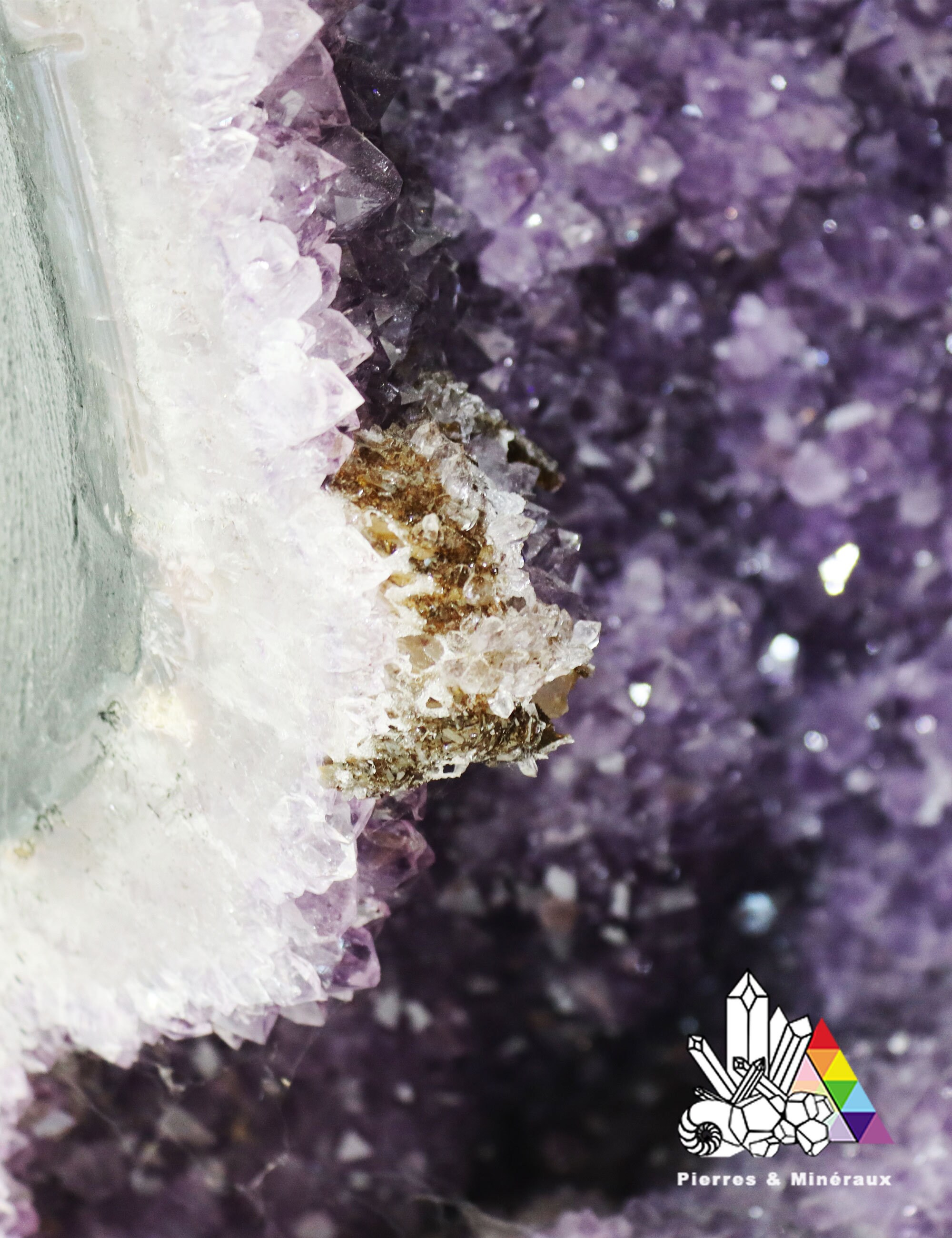 Grande Géode d'améthyste - Décoration Intérieur Belle Améthyste