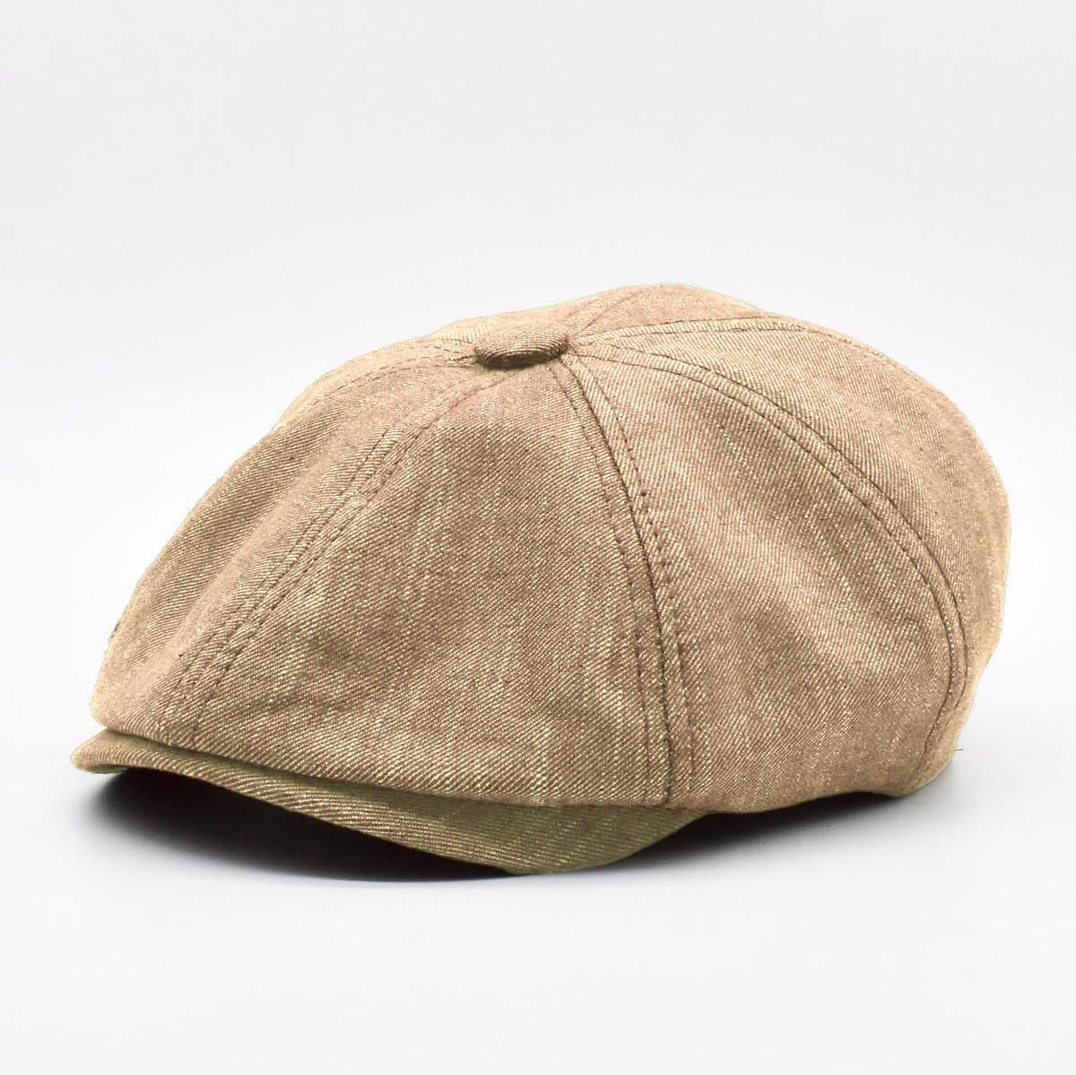 Cotton Newsboy Cap: Vintage Style 8 Panel Gatsby Hat - Etsy