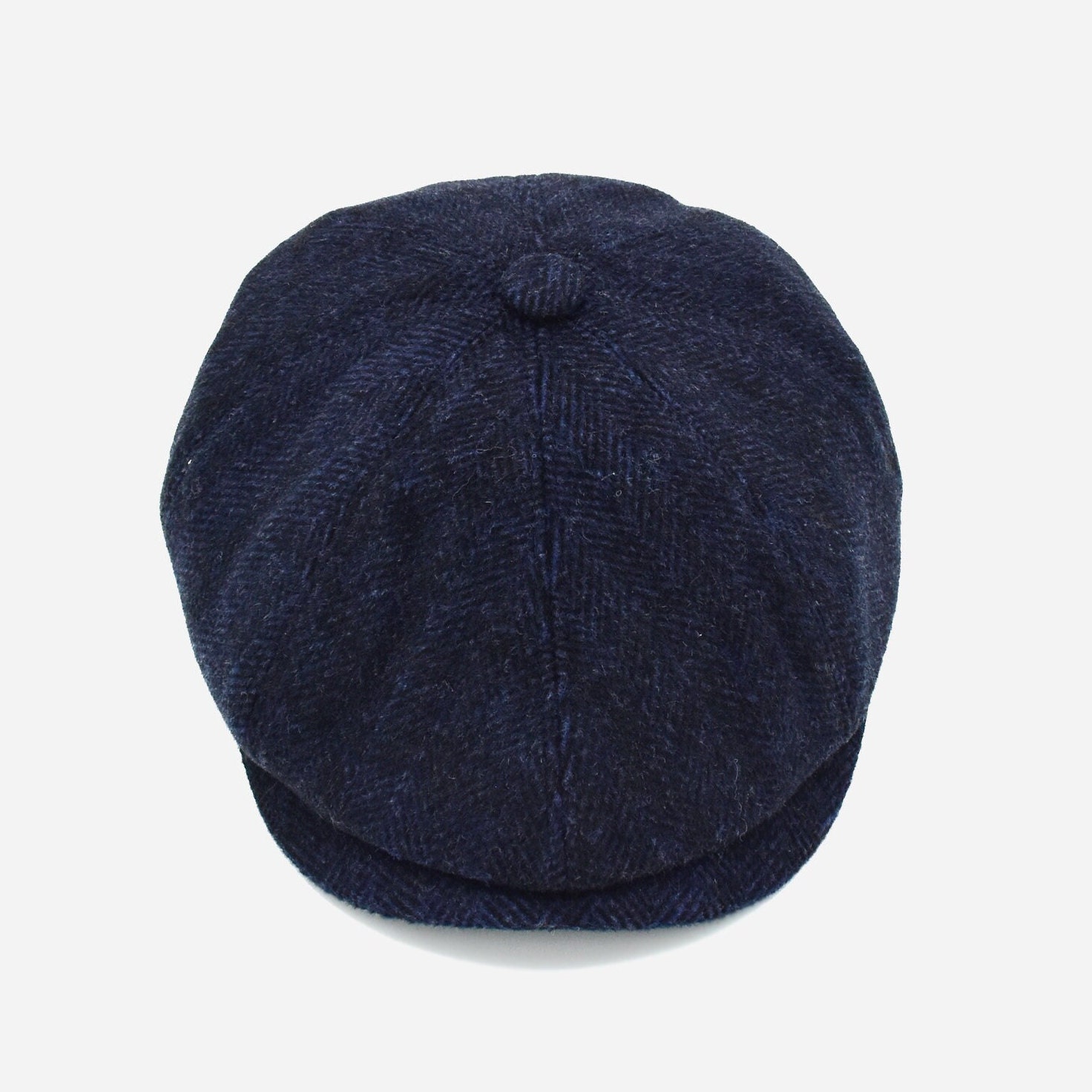 8 Panel Newsboy Cap for Men and Women, Flat Cap, Ivy Hat, Wool