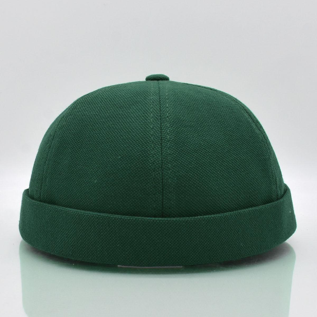 Cotton Docker Cap, Spring Hat, Minimalist Beanie , Retro