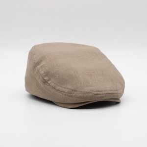 Irish Cotton Flat Cap, Summer Flat Cap, Baker Boy Hat, Brown Men Hat, Ivy League Hat, Fathers Day Gift
