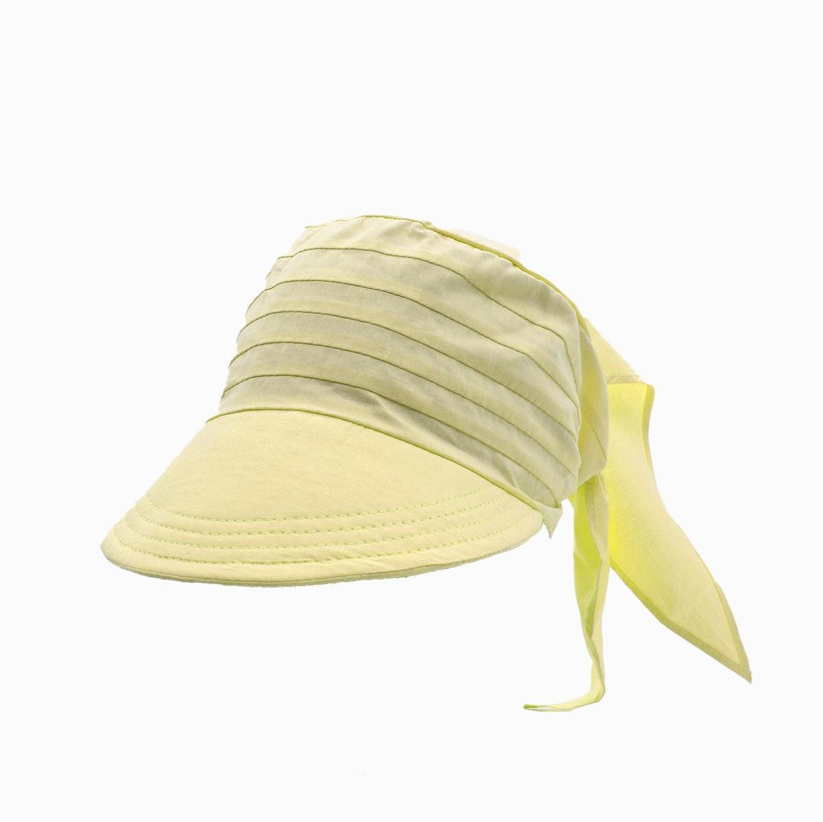 Women's Safari Visor Bandana | Trench Scarf Hat | Solid
