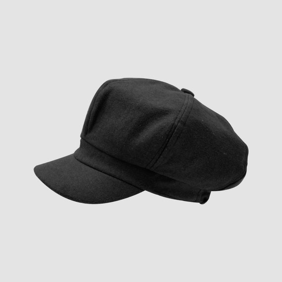 Gorra negra Baker Boy para mujer / Sombrero de taxista / Gorra de manzana  Gatsby de 8 paneles / Sombrero de invierno de lana / Regalo para mujer -   México