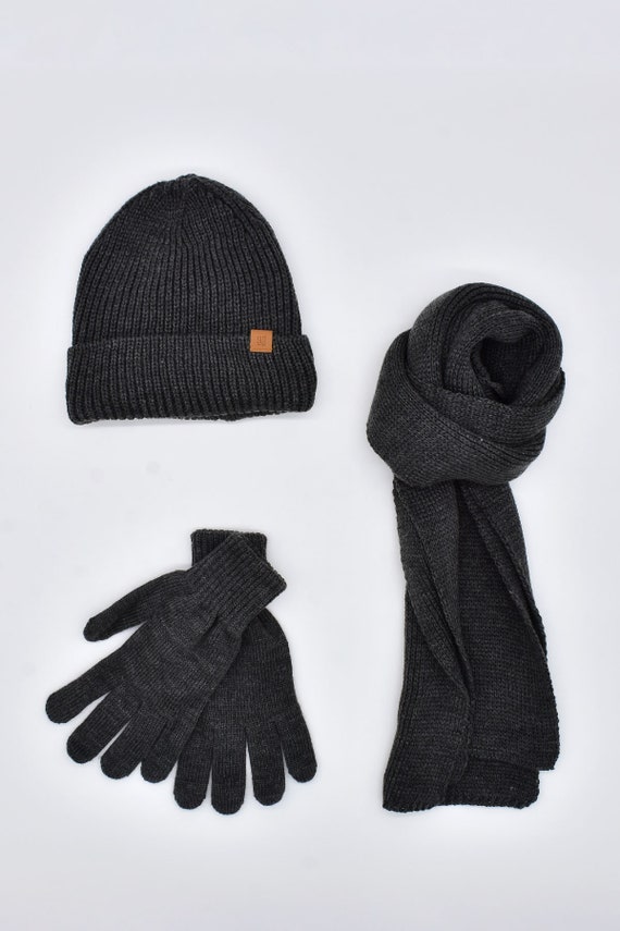 Le pack hiver homme écharpe, bonnet et gants fabriqués en France