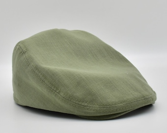 Cotton Summer Flat Cap, Peaky Blinders Hat, Baker Boy Hat, Irish Flat Cap, Summer Men Hat, Ivy League Hat, Fathers Day Gift