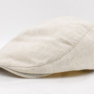 Linen Summer Flat Cap Peaky Blinders Hat Baker Boy Hat Irish Flat Cap Summer Men Hat Ivy League Hat Fathers Day Gift