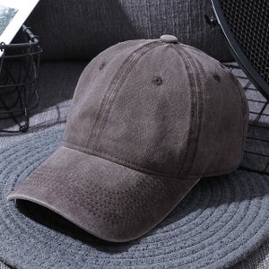 Pigment Dyed Baseball Cap, Men Summer Hat, Adjustable Summer Hat, Unisex Gift