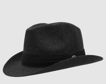 Cowboyhoed, mannen en vrouwenhoed, Fedora hoeden, westerse stijl cowboyhoed, vintage oude stijl hoed