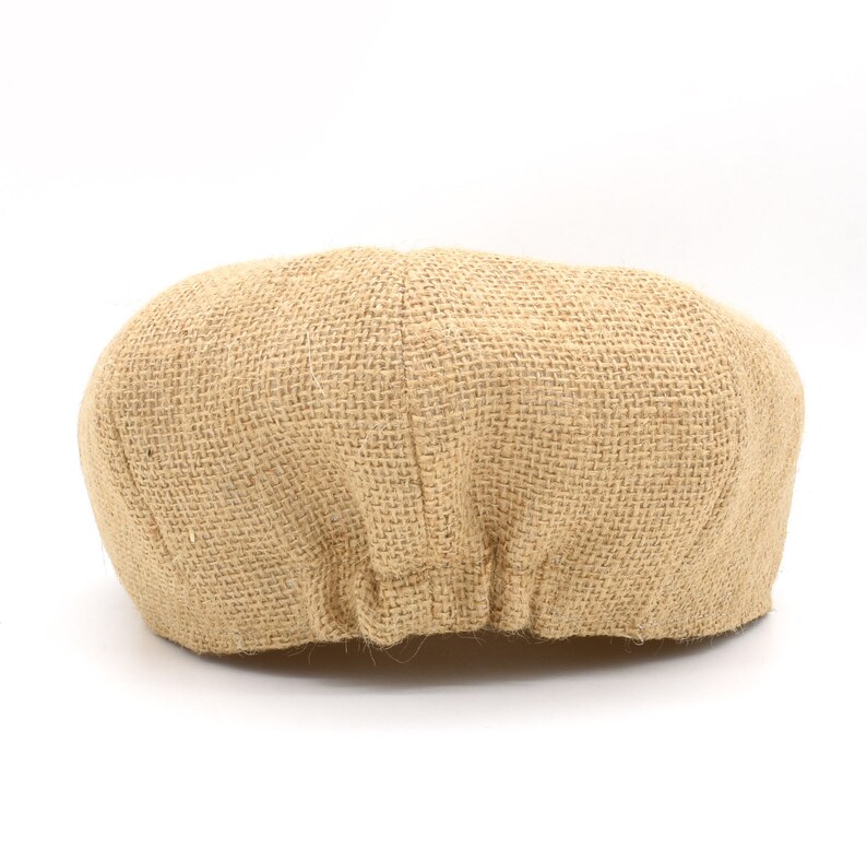 Jeamis Leinen Baskenmütze - Bakerboy Mütze Mit Gebogenem Schirm Newsboy Style