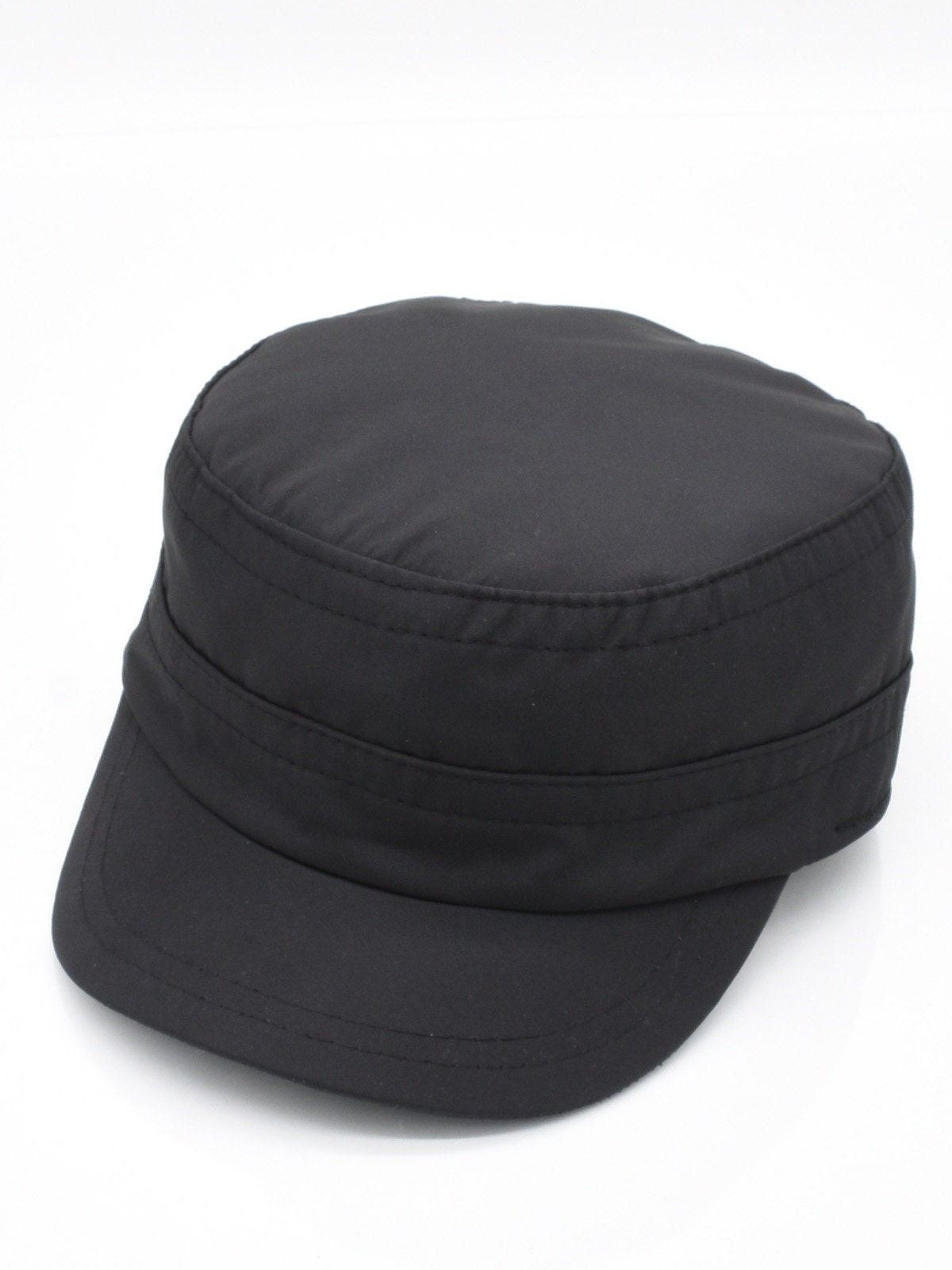 Gorra camper impermeable, gorra militar negra, sombreros del ejército cadete  de secado rápido, sombrero de copa plano militar para hombre -  México