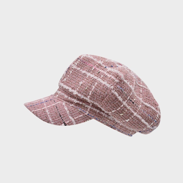 Newsboy Cap for Women | Cabbie Hat | 8 Panel Gatsby Apple Cap | Plaid Winter Hat | Gift for Womens