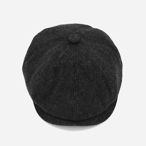 Herringbone Wool Newsboy Cap, Peaky Blinders Hat, Baker Boy Flat Cap, Gatsby Hat, Groomsman Hat, Man Winter Hat, Paperboy Hat