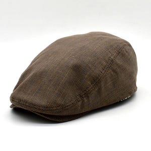 Irish Cotton Flat Cap, Summer Men Hat, Copper Newsboy Cap, Casquette Gavroche, Baker Boy Hat, Peaky Blinders Hat in 5 Colors, Gift for Dads