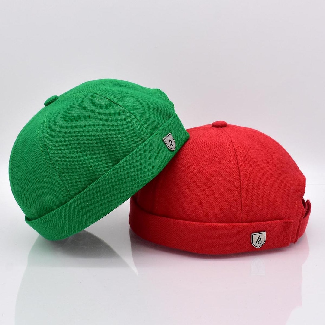 Cotton Docker Cap: Unisex Brimless Sailor Hat - Etsy