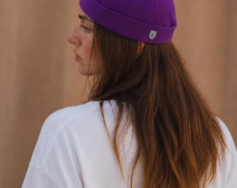 Docker Cap Hat for Women & Men – Minimal Streetwear Skull Cap – Cotton Low Profile