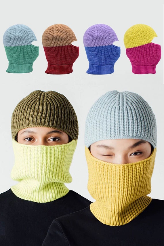 Two Tone Knit Soft Balaclava (Multiple Colours) Two Tone Knit Soft Balaclava (Multiple Colours)