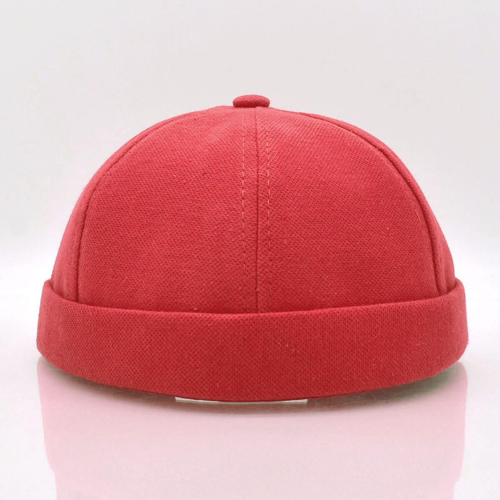 Skullcap Brimless Hat, Adjustable Cap, Summer Hipster Hat, Vintage