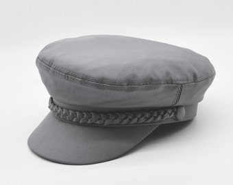 Cotton Sailor Caps, Captain Fisherman Cap, Yacht Boat Costume Fiddler Hat, Unisex Fashion Casual Plain Hats