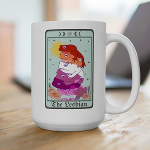 Lesbian Mug, Lesbian Tarot, Funny Lesbian gift mug, Lesbian Pride, Gay Mug, Gay Pride Month, LGBTQIA Mug, Lesbian Gift, Lesbian Couple gift