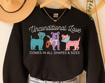 Tierrehabilitations-Sweatshirt, Adopt Hunderettungs-Grafik