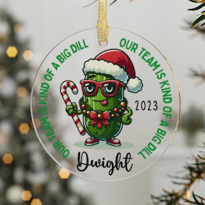 Bestes Team aller Zeiten Weihnachtsverzierung 2025, kundenspezifische Firmengeschenkverzierung, Mitarbeiterverzierungen, Mitarbeiter Weihnachtsgeschenk, Dankesgeschenke