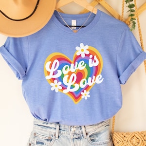 Vintage style pride shirt, Gay Rainbow Shirt, LGBT Shirt, Lesbian Shirt, Gay Pride Shirt, Lbgtq Gift shirt, 70s style pride, ally shirt