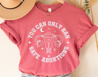 chemise féministe, chemise Pro Choice, chemise droits reproductifs, chemise Roe v Wade, chemise justice sociale, chemise militante, t-shirt droits des femmes