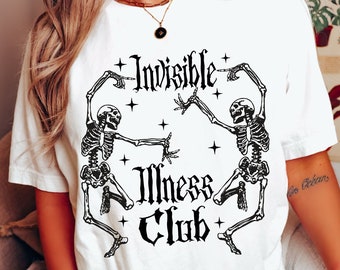 Invisible Illness Club T-Shirt, Disability Awareness Tee
