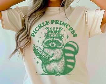 Camiseta para Amantes de Picles | Presente para Amantes de Picles | Camiseta Divertida com Picles | Camiseta Vintage com Picles | Presente para Amantes de Picles | Camiseta Divertida com Picles | Camiseta com Guaxinim