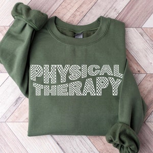 Retro Physiotherapie Sweatshirt, PT Geschenke, Physiotherapeut Shirt, PT Abschlussgeschenk, Therapie Shirts, Physiotherapie Geschenke, Pta DPT Pullover