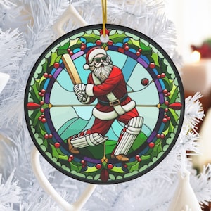 Cricket ornament,Cricket Sports Keepsake,Cricket Player Gift,Cricket Lover Holiday Ornament,Cricket Player Christmas Gift,Cricket Ball Team