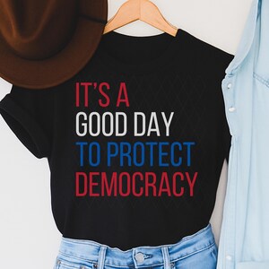 Protect Democracy Shirt,Political Tee for Women,Pro-Democracy Anti-Trump Shirt,Feminist Liberal Top, Anti-Fascism T-Shirt,Feminist Political