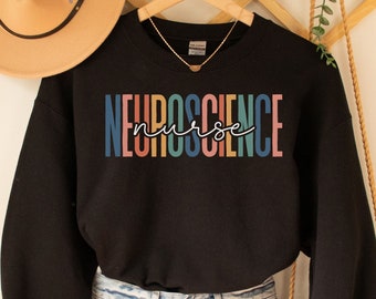 Felpa con scritta "Infermiere di neuroscienze", regalo per infermieri di neurologia