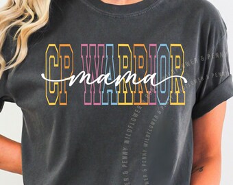 Krieger Mama Comfort Farben Shirt : Zhirnlähmung Awareness Tee