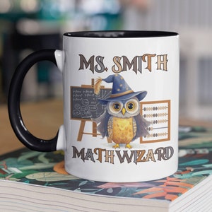 Personalized Math teacher mug,custom Math teacher mug,Math teacher gift,Math professor gift,Gift for Math Teacher,Math wizard mug,funny math