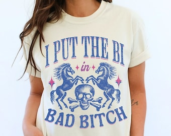 Camiseta Orgullo Bi: Divertida camiseta gráfica bisexual