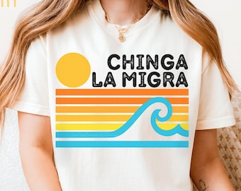 Chinga La Migra Comfort Colors T-Shirt, Anti-Trumpf, Einwanderungs-T-Shirt