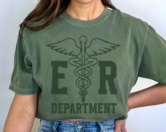 Emergency Department Nurse Shirt,ER Nurse Tee,Emergency Room RN Shirt,ER Tech Apparel,Emergency Care Nurse Gift,Er Nurse Graduation Shirt