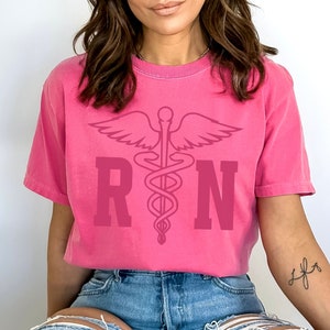 Registered Nurse Shirt for Women, RN Tshirt for Registered Nurse, Nursing T-Shirt for Nurse, Gift for Registered Nurse, RN Graduation Gift