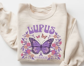 Lupus sweatshirt,Lupus shirt,Lupus Ribbon Shirt, Fibromyalgia Shirt, Lupus Warrior Graphic,Lupus Awareness Shirt,Survivor Gift,Chronic Pain